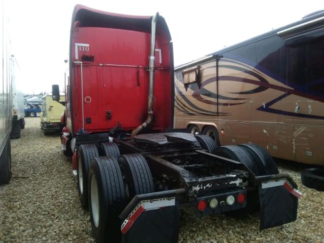 1XKTDB9X67J192529 - 2007 KENWORTH CONSTRUCTI RED photo 3