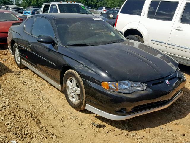 2G1WX15K319364953 - 2001 CHEVROLET MONTE CARL BLACK photo 1