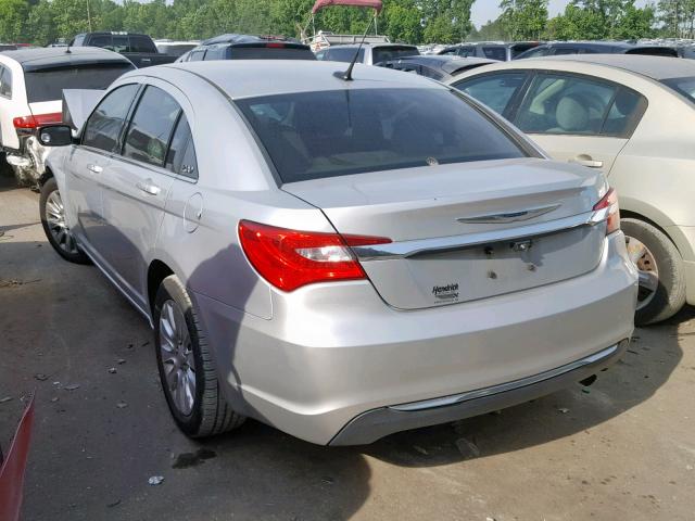 1C3BC4FB1BN524977 - 2011 CHRYSLER 200 LX SILVER photo 3