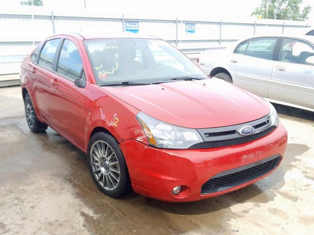 1FAHP3GN1AW271350 - 2010 FORD FOCUS SES RED photo 1