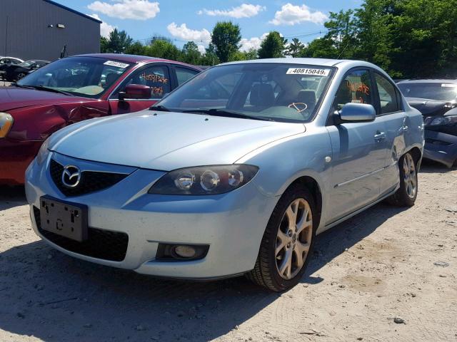 JM1BK32G581156071 - 2008 MAZDA 3 I BLUE photo 2