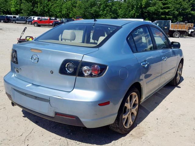 JM1BK32G581156071 - 2008 MAZDA 3 I BLUE photo 4