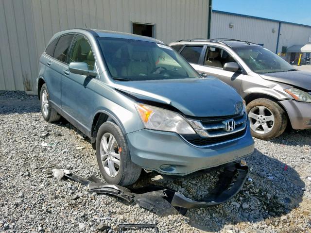 JHLRE3H71BC002209 - 2011 HONDA CR-V EXL GREEN photo 1