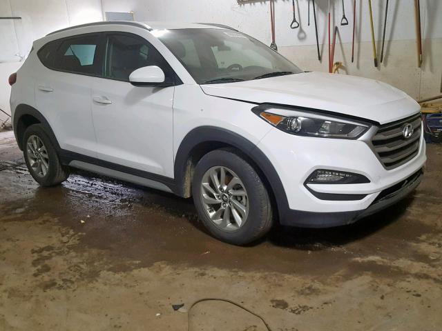 KM8J33A46JU656014 - 2018 HYUNDAI TUCSON SEL WHITE photo 1