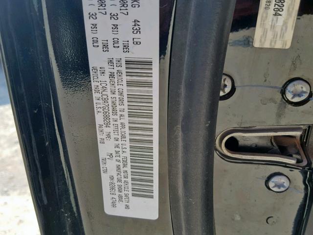 1C4NJCBA7GD688284 - 2016 JEEP COMPASS SP შავი ფოტო 10