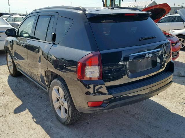 1C4NJCBA7GD688284 - 2016 JEEP COMPASS SP შავი ფოტო 3