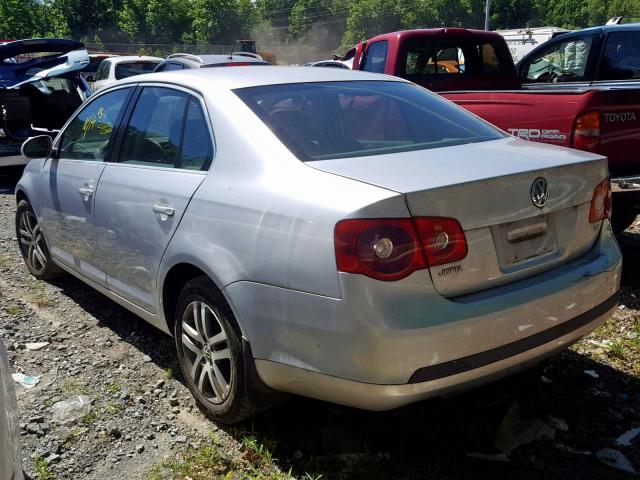 3VWRT71K66M707033 - 2006 VOLKSWAGEN JETTA TDI SILVER photo 3