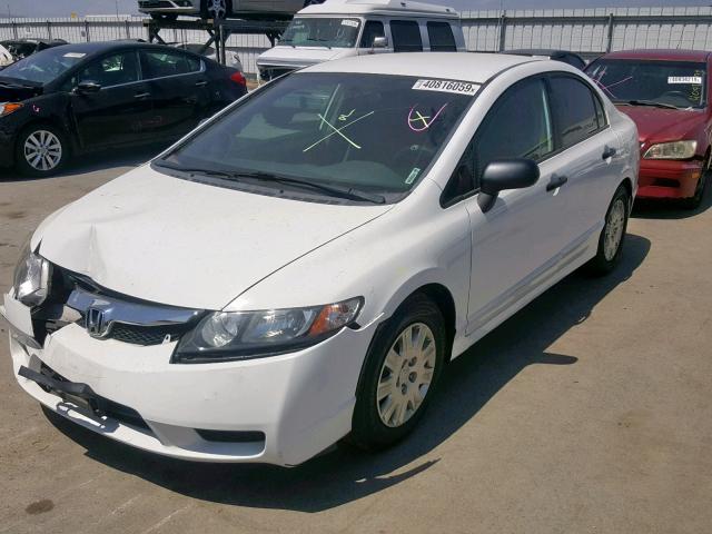 19XFA1F33BE046933 - 2011 HONDA CIVIC VP WHITE photo 2