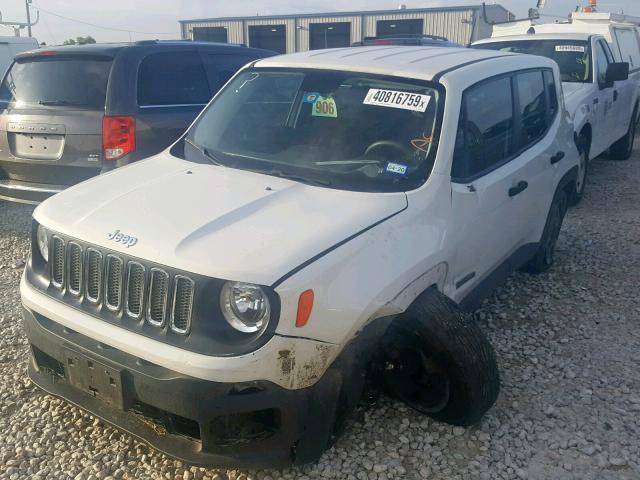 ZACCJAAT2FPC31591 - 2015 JEEP RENEGADE S WHITE photo 2