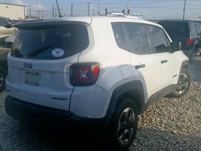 ZACCJAAT2FPC31591 - 2015 JEEP RENEGADE S WHITE photo 4