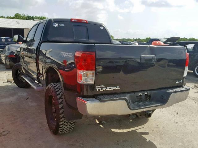 5TFUM5F12BX017377 - 2011 TOYOTA TUNDRA DOU BLACK photo 3