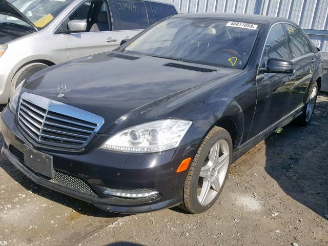 WDDNF8EB6BA367100 - 2011 MERCEDES-BENZ S 450 4MAT BLACK photo 2