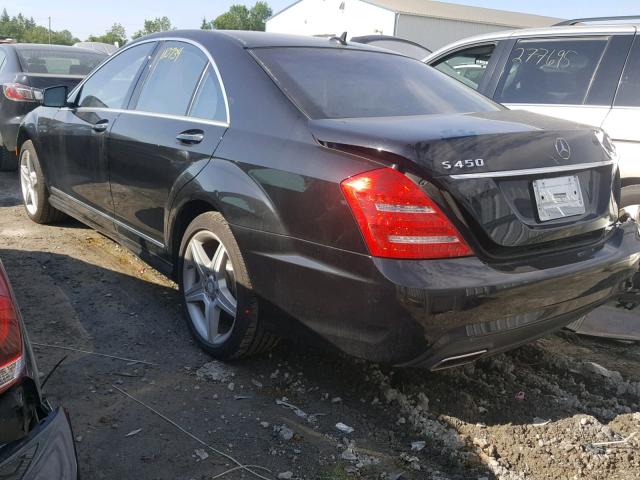 WDDNF8EB6BA367100 - 2011 MERCEDES-BENZ S 450 4MAT BLACK photo 3