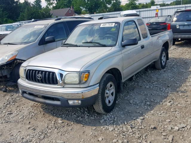 5TEVL52N73Z277106 - 2003 TOYOTA TACOMA XTR GRAY photo 2