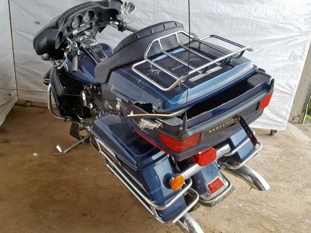 1HD1FCW13YY630966 - 2000 HARLEY-DAVIDSON FLHTCUI BLUE photo 3