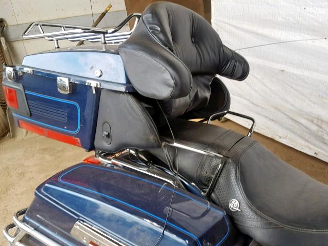 1HD1FCW13YY630966 - 2000 HARLEY-DAVIDSON FLHTCUI BLUE photo 6