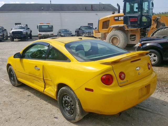 1G1AT18H997234260 - 2009 CHEVROLET COBALT LT YELLOW photo 3