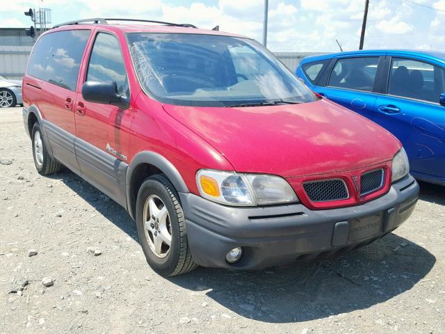 1GMDX03E9YD176968 - 2000 PONTIAC MONTANA MAROON photo 1