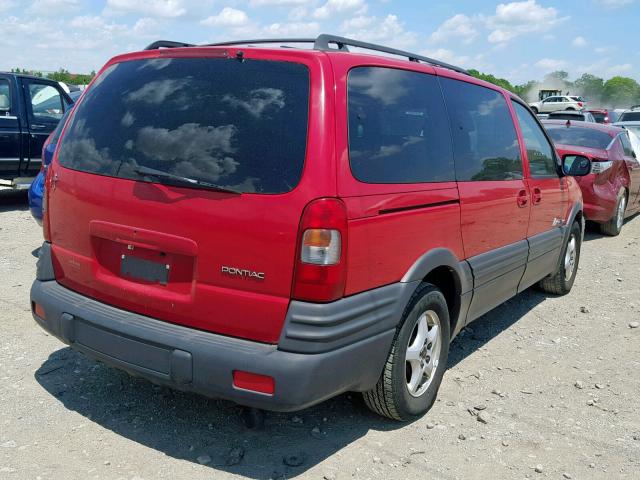 1GMDX03E9YD176968 - 2000 PONTIAC MONTANA MAROON photo 4