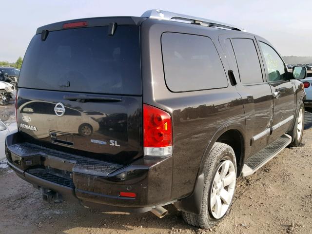 5N1BA0ND4BN624578 - 2011 NISSAN ARMADA SV BLACK photo 4