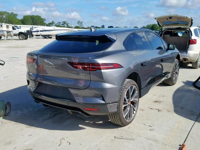 SADHD2S16K1F63373 - 2019 JAGUAR I-PACE FIR GRAY photo 4