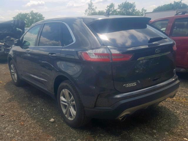 2FMPK4J97KBB40461 - 2019 FORD EDGE SEL GRAY photo 3