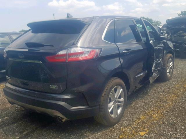 2FMPK4J97KBB40461 - 2019 FORD EDGE SEL GRAY photo 4