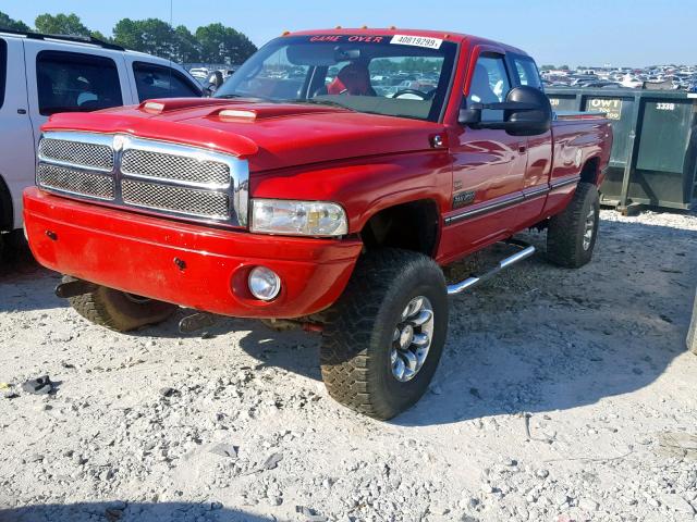 1B7KF23C2TJ108336 - 1996 DODGE RAM 2500 RED photo 2