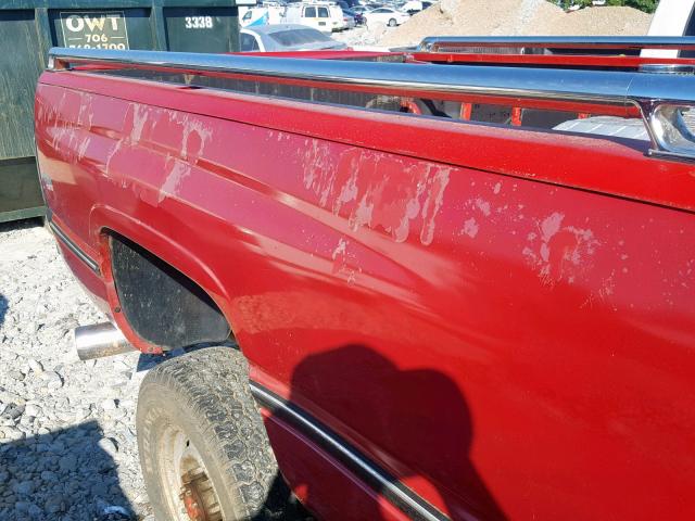 1B7KF23C2TJ108336 - 1996 DODGE RAM 2500 RED photo 9