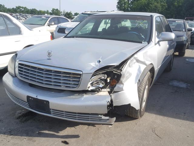 1G6KD54Y41U204498 - 2001 CADILLAC DEVILLE SILVER photo 2