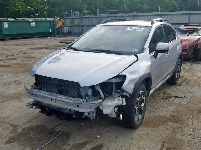 JF2GPACCXD2852048 - 2013 SUBARU XV CROSSTR SILVER photo 2