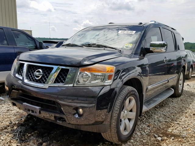 5N1BA0NC0AN603443 - 2010 NISSAN ARMADA SE BLACK photo 2