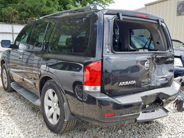 5N1BA0NC0AN603443 - 2010 NISSAN ARMADA SE BLACK photo 3