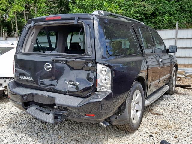 5N1BA0NC0AN603443 - 2010 NISSAN ARMADA SE BLACK photo 4