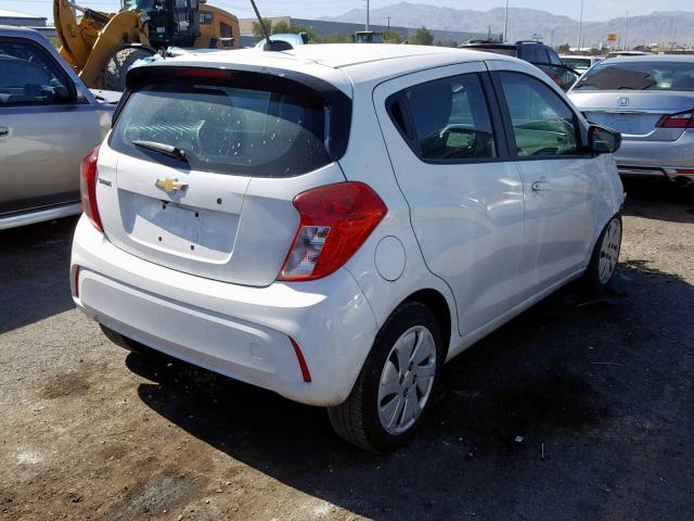 KL8CB6SA4HC743487 - 2017 CHEVROLET SPARK LS WHITE photo 4