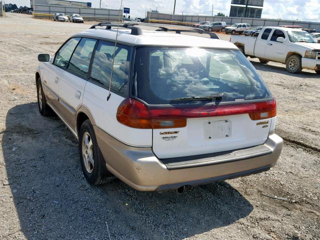 4S3BG6850X7620517 - 1999 SUBARU LEGACY OUT WHITE photo 3