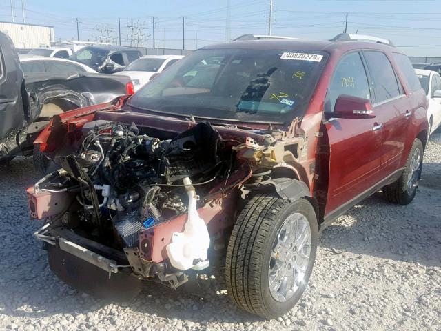 1GKKVSKD1HJ248239 - 2017 GMC ACADIA LIM BURGUNDY photo 2