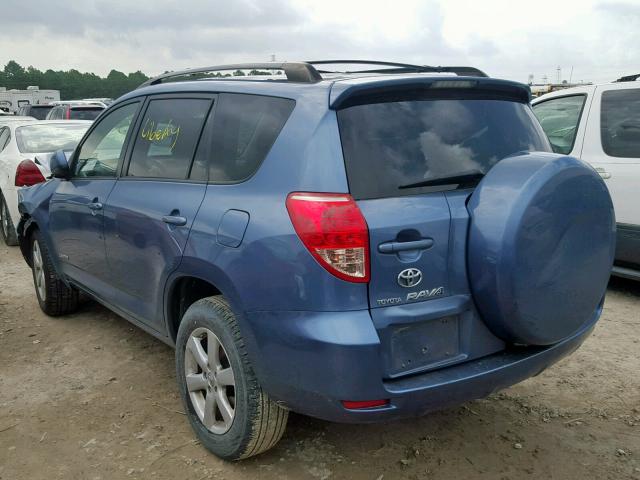 JTMZK31V285016504 - 2008 TOYOTA RAV4 LIMIT BLUE photo 3