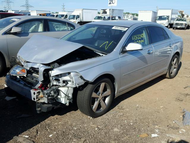 1G1ZD5EU2CF354553 - 2012 CHEVROLET MALIBU 2LT SILVER photo 2