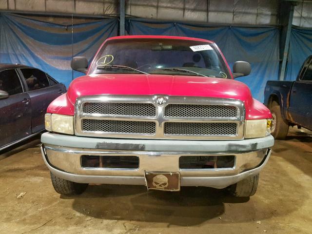 3B7KC26Z8WM242932 - 1998 DODGE RAM 2500 RED photo 9