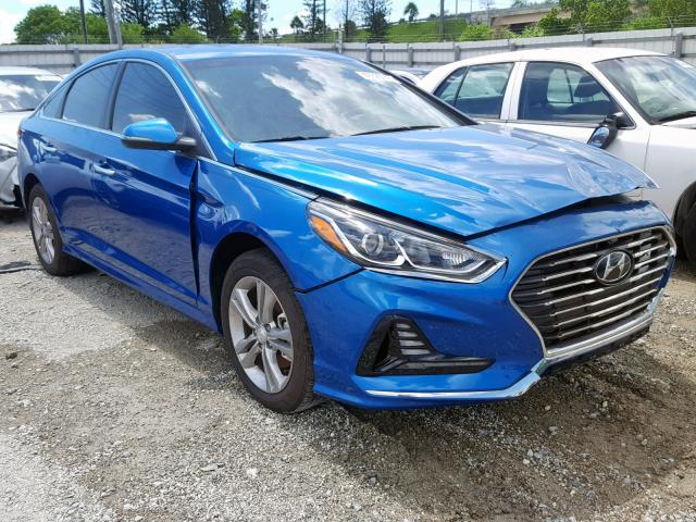 5NPE34AF7JH692379 - 2018 HYUNDAI SONATA SPO BLUE photo 1