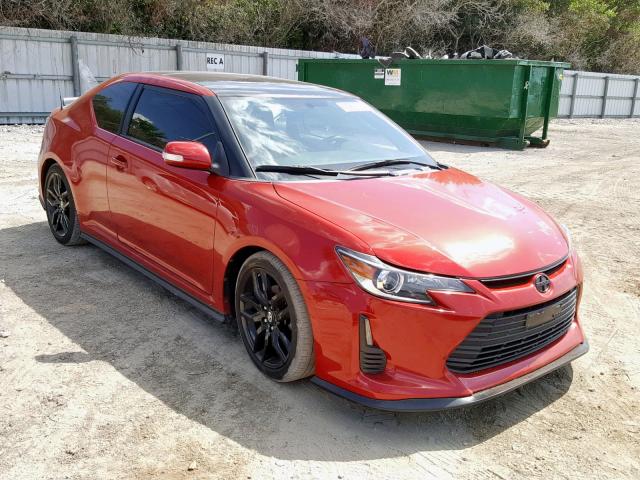 JTKJF5C77GJ025970 - 2016 TOYOTA SCION TC RED photo 1