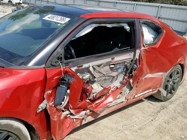 JTKJF5C77GJ025970 - 2016 TOYOTA SCION TC RED photo 9
