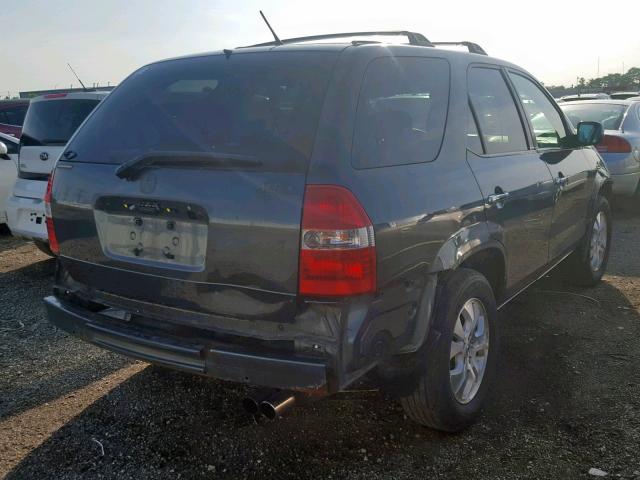 2HNYD18843H551078 - 2003 ACURA MDX TOURIN BLUE photo 4