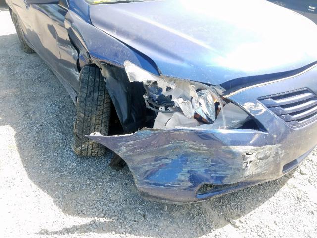 4T1BE46K97U118427 - 2007 TOYOTA CAMRY NEW BLUE photo 9