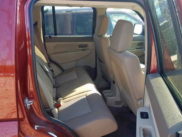 1J8GN28K18W106718 - 2008 JEEP LIBERTY SP RED photo 6