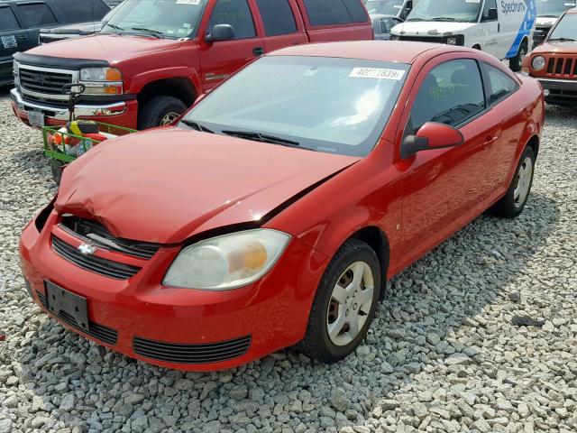 1G1AL15F077273335 - 2007 CHEVROLET COBALT LT RED photo 2