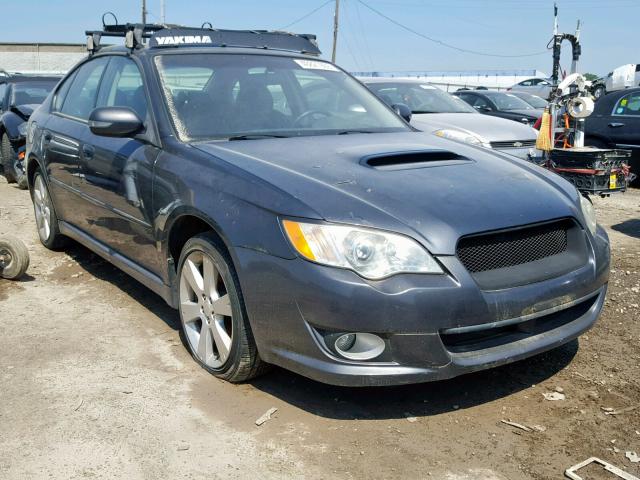 4S3BL676386218911 - 2008 SUBARU LEGACY GT CHARCOAL photo 1