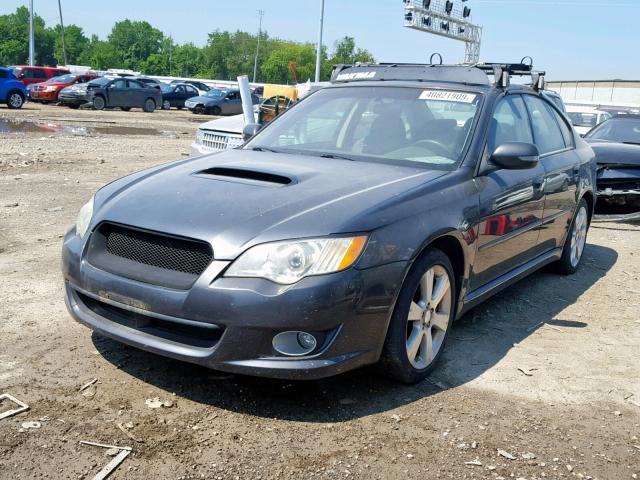 4S3BL676386218911 - 2008 SUBARU LEGACY GT CHARCOAL photo 2