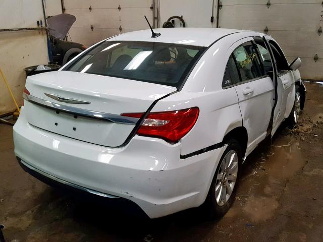 1C3CCBBB4DN674146 - 2013 CHRYSLER 200 TOURIN WHITE photo 4